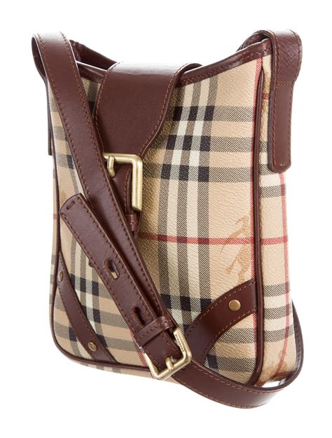 view fullscreen burberry women's checked crossbody bag with leather|check leather crossbody bag.